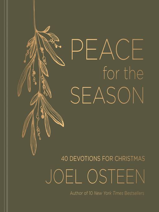 Title details for Peace for the Season by Joel Osteen - Wait list